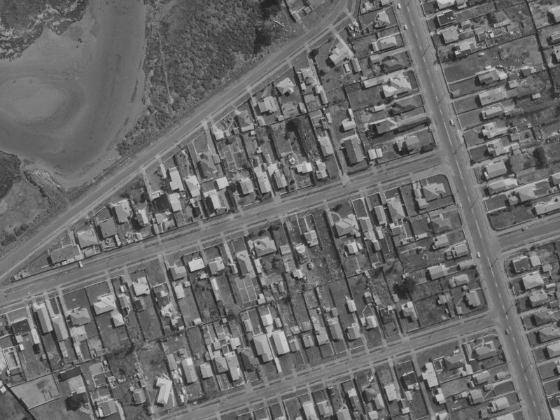 25 Falcon Street from the air, 1970-1974