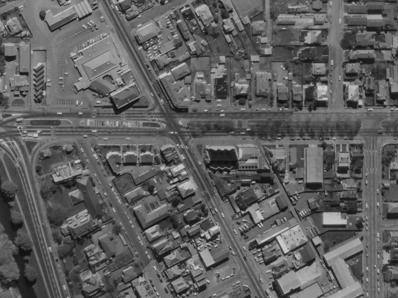 185 Victoria Street from the air, 1970-1974