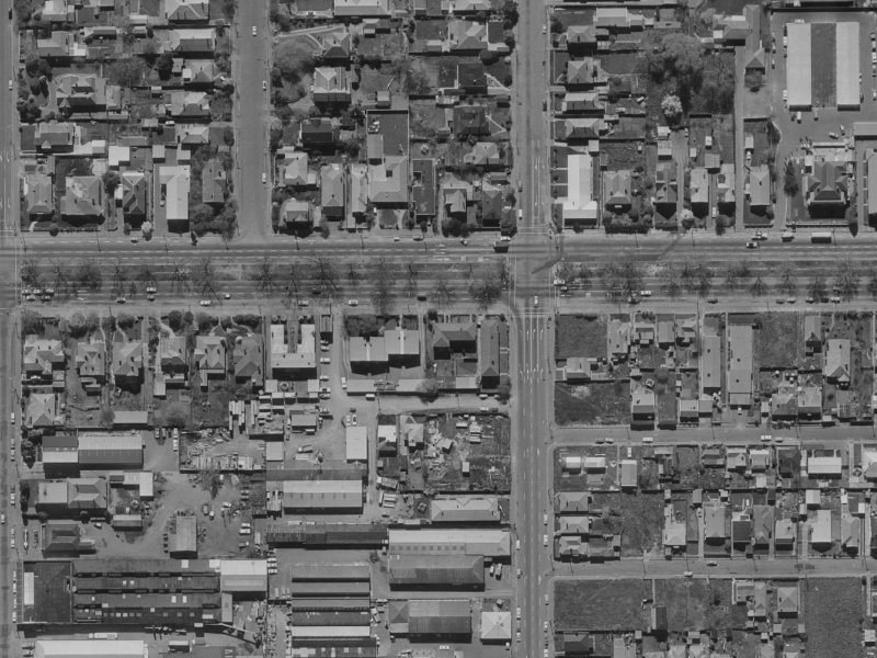 224 Bealey Avenue from the air, 1970-1974