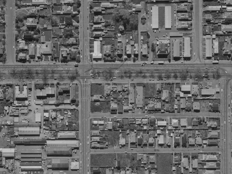 236 Bealey Avenue from the air, 1970-1974