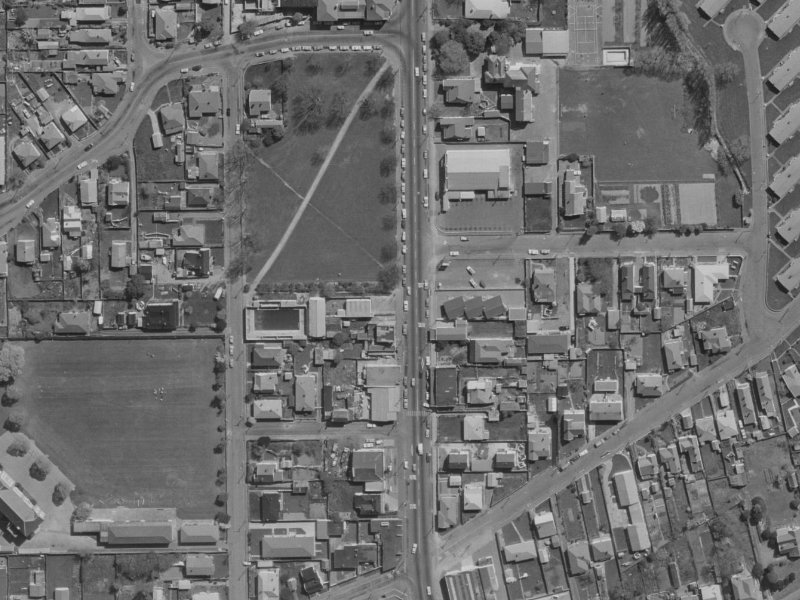 279 Stanmore Road from the air, 1970-1974