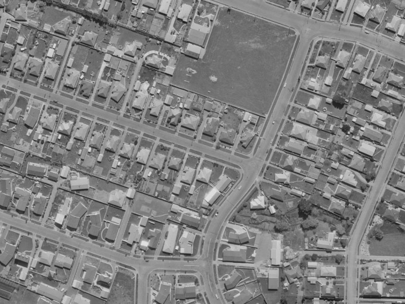 3 Bevington Street from the air, 1970-1974