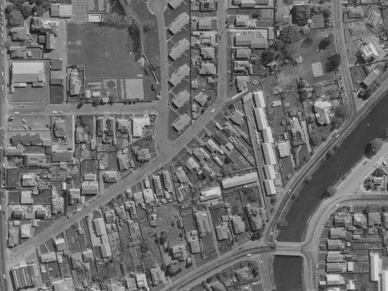 44 Vogel Street from the air, 1970-1974