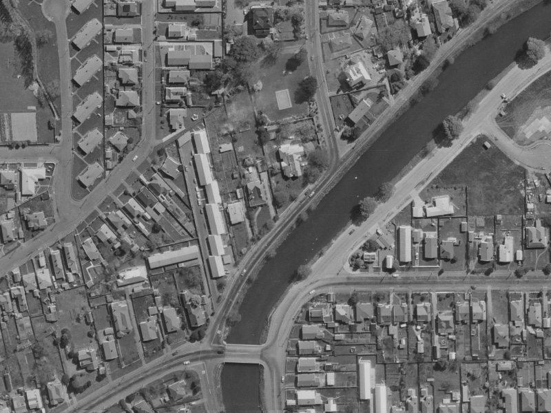 225 River Road from the air, 1970-1974