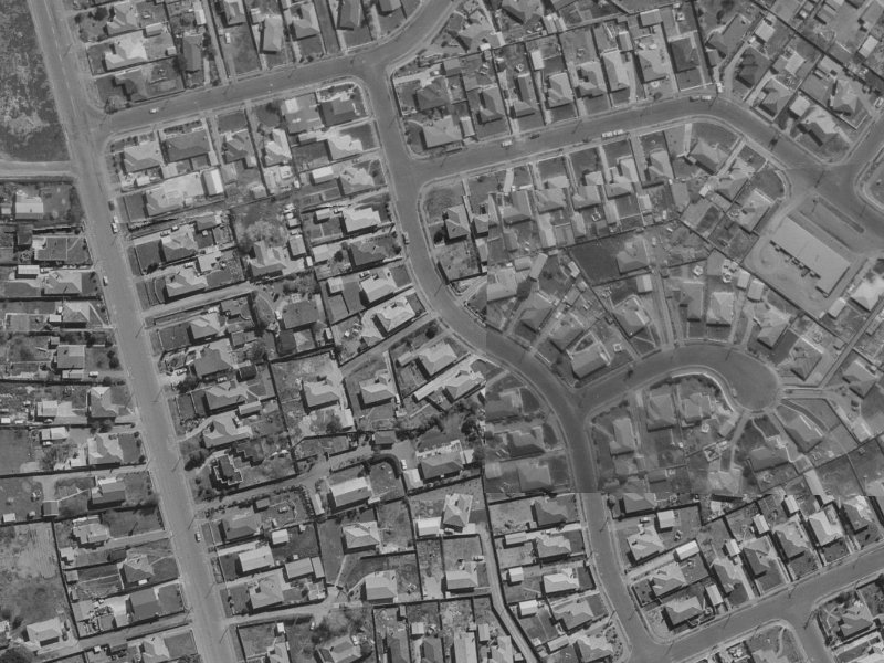 23 Niagara Street from the air, 1970-1974