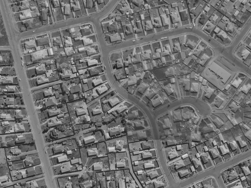 Niagara Street from the air, 1970-1974