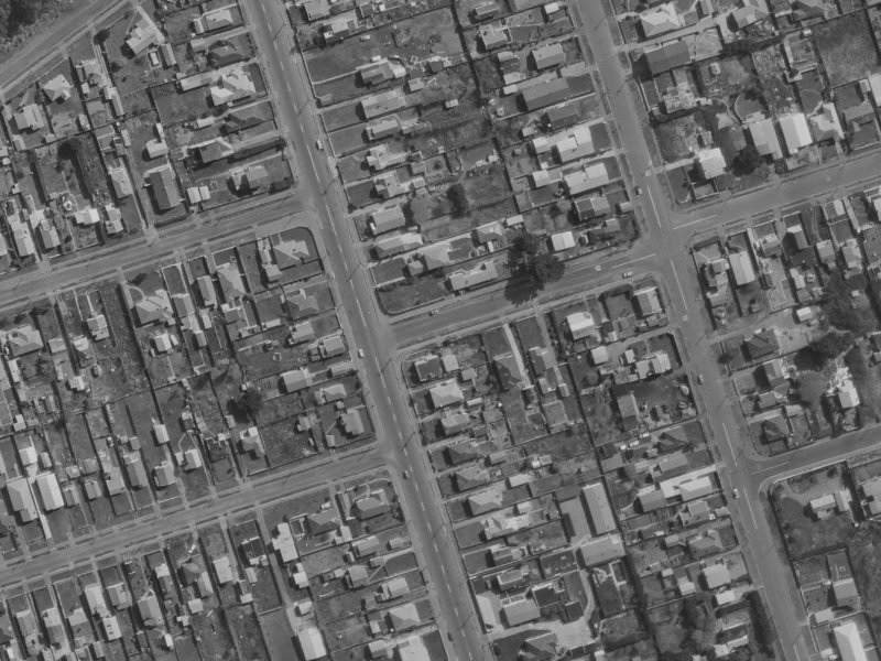 45 Bellamy Avenue from the air, 1970-1974
