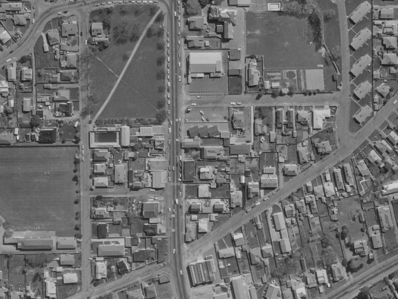 272F Stanmore Road from the air, 1970-1974