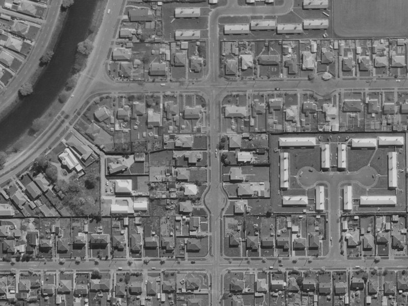 39 Holland Street from the air, 1970-1974