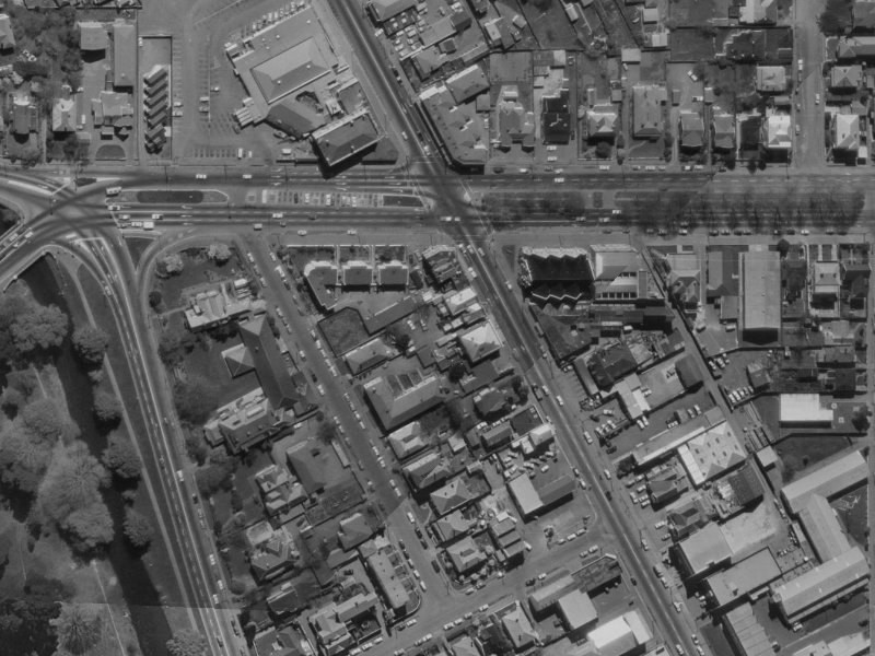 179A Victoria Street from the air, 1970-1974