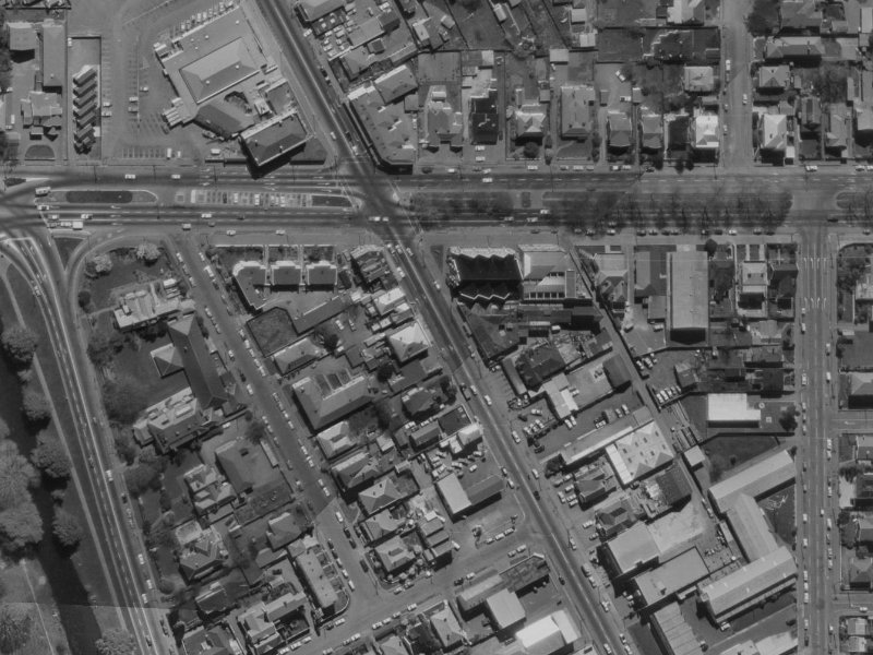 173 Victoria Street from the air, 1970-1974