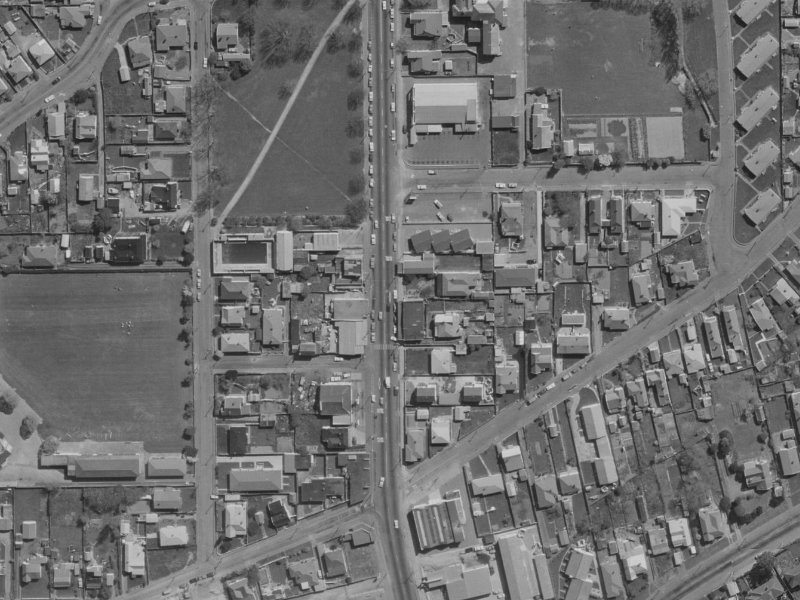 270 Stanmore Road from the air, 1970-1974