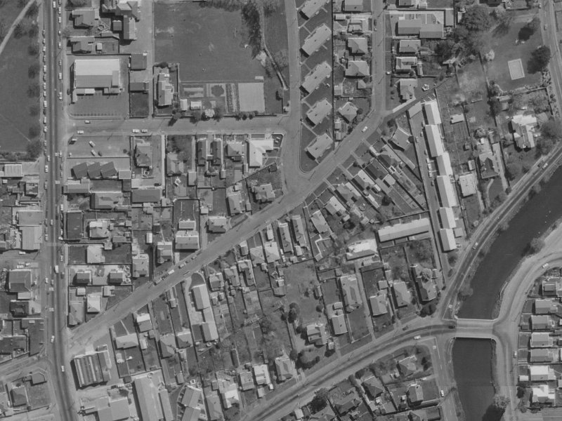 36 Vogel Street from the air, 1970-1974