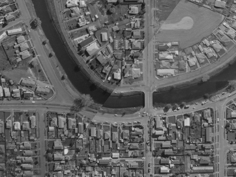 3 Dallington Terrace from the air, 1970-1974