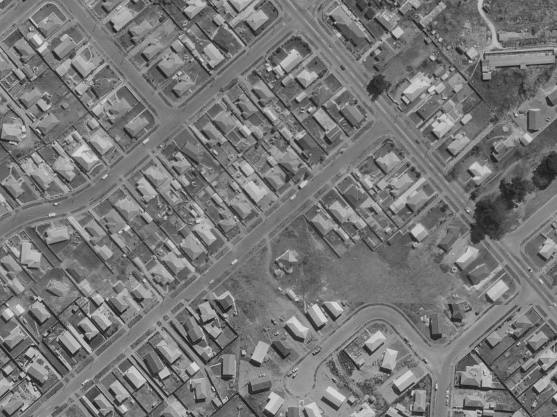12 Carters Road from the air, 1970-1974