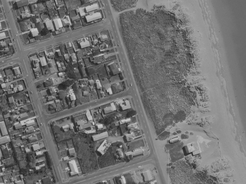 357 Marine Parade from the air, 1970-1974