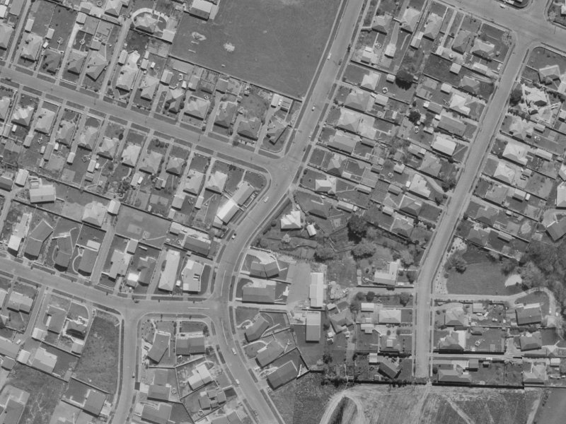 74 Nortons Road from the air, 1970-1974