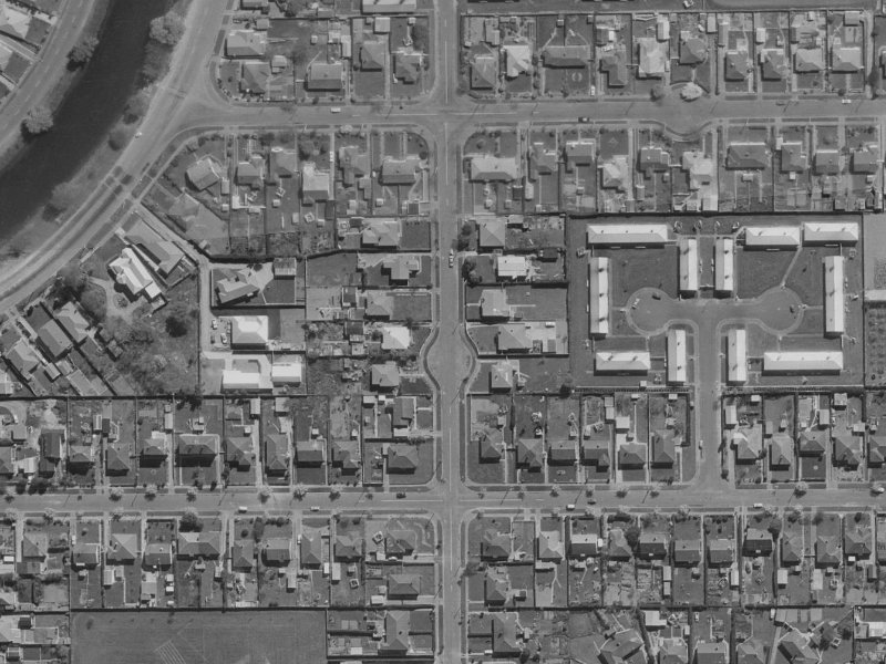35 Holland Street from the air, 1970-1974