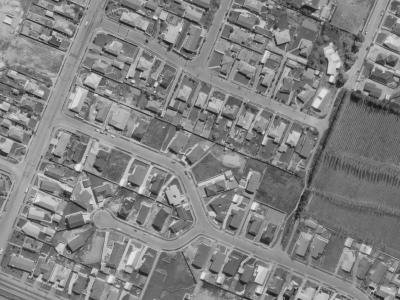 48 Kent Lodge Avenue from the air, 1970-1974