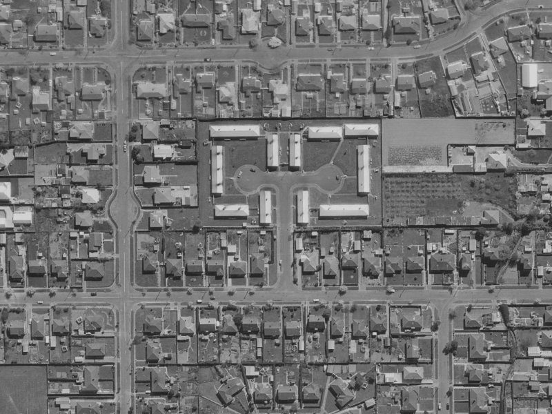 7 Jecks Place from the air, 1970-1974