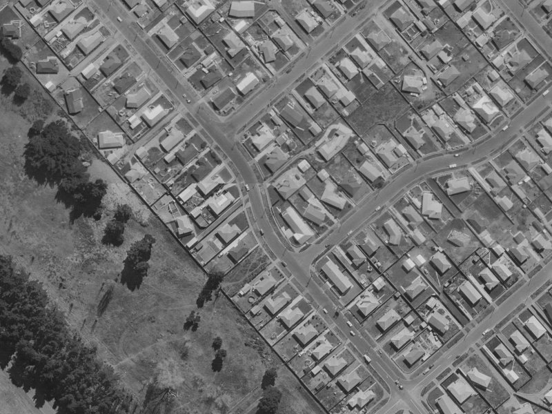 170 Shortland Street from the air, 1970-1974