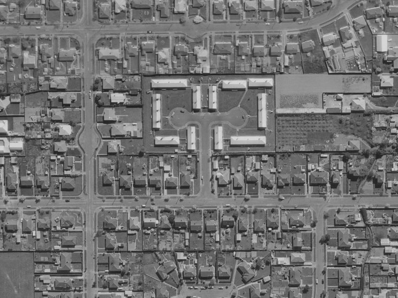 5 Jecks Place from the air, 1970-1974