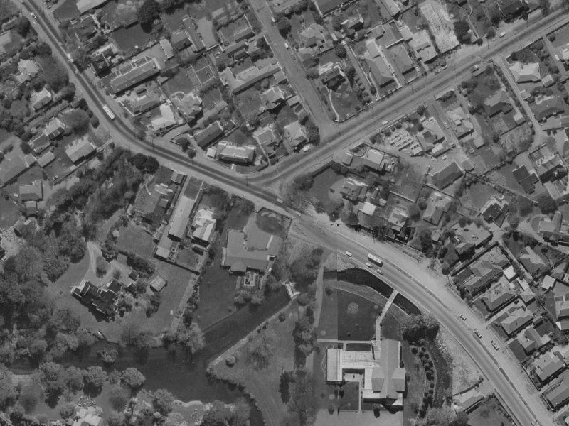 29 Fendalton Road from the air, 1970-1974