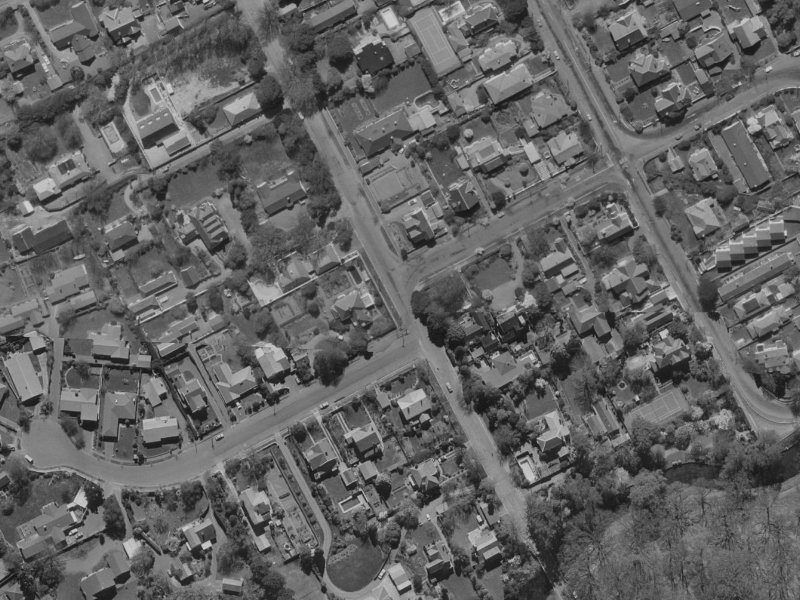 Helmores Lane from the air, 1970-1974