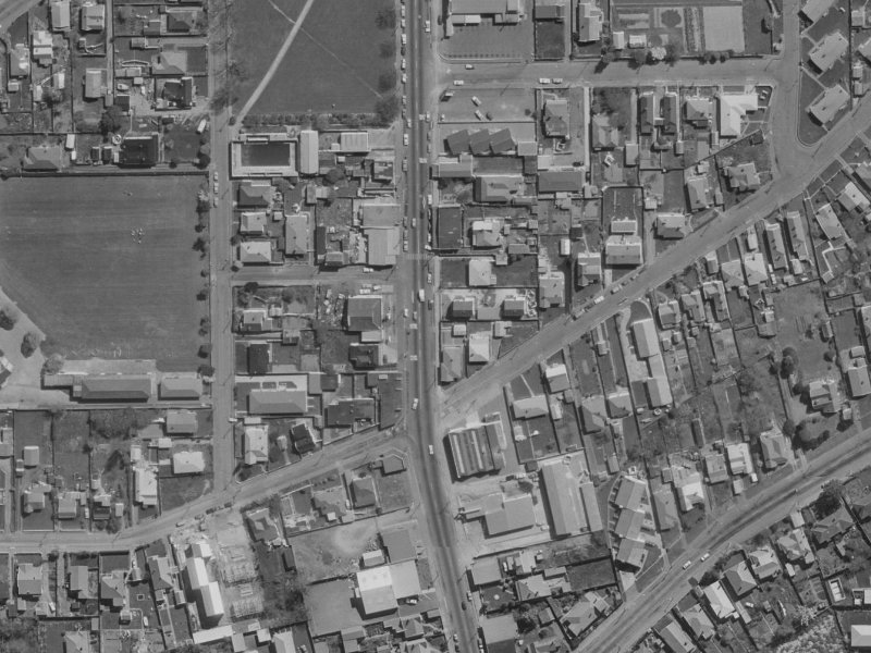 262 Stanmore Road from the air, 1970-1974