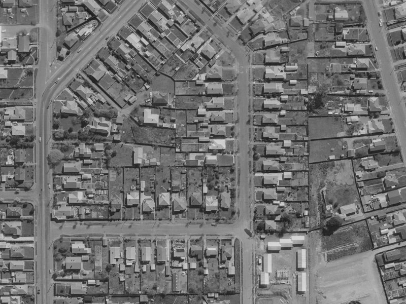 Pannell Avenue from the air, 1970-1974