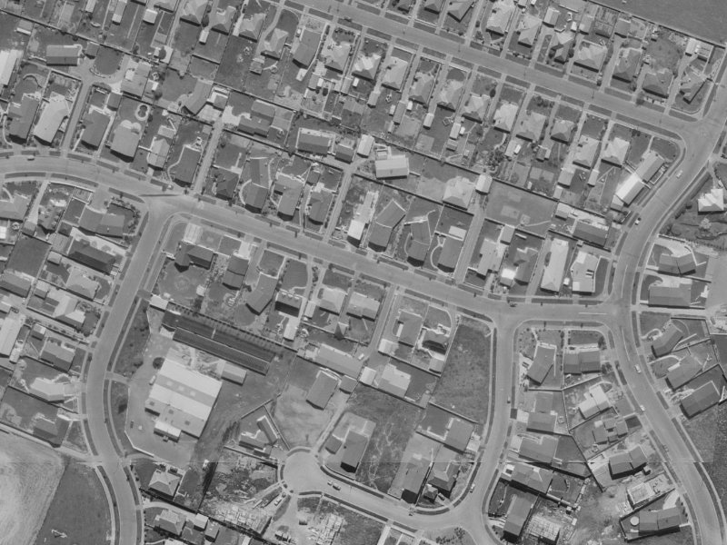 17 Harrowdale Drive from the air, 1970-1974
