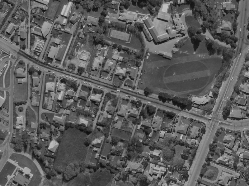 19 Creyke Road from the air, 1970-1974