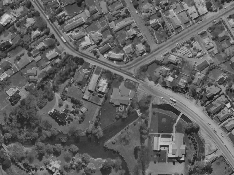 31 Fendalton Road from the air, 1970-1974