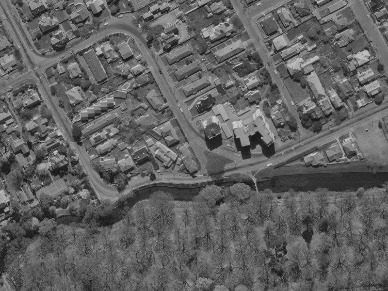11A Rhodes Street from the air, 1970-1974