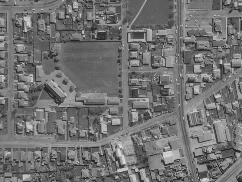 9 Pavitt Street from the air, 1970-1974