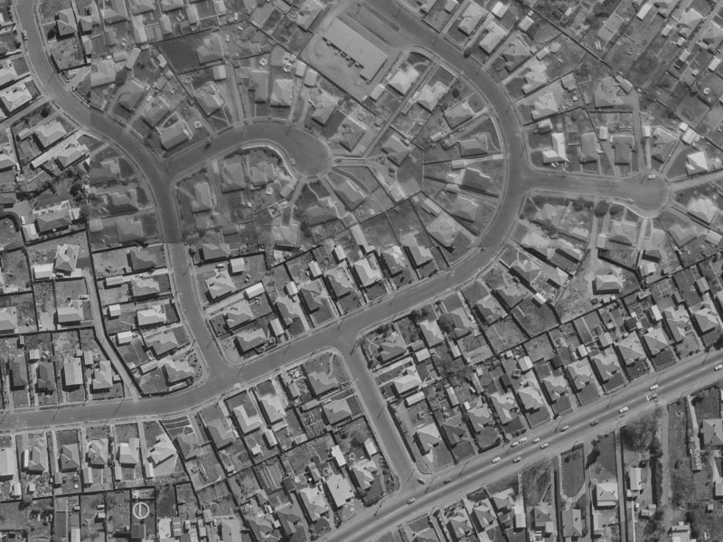 31 Vancouver Crescent from the air, 1970-1974
