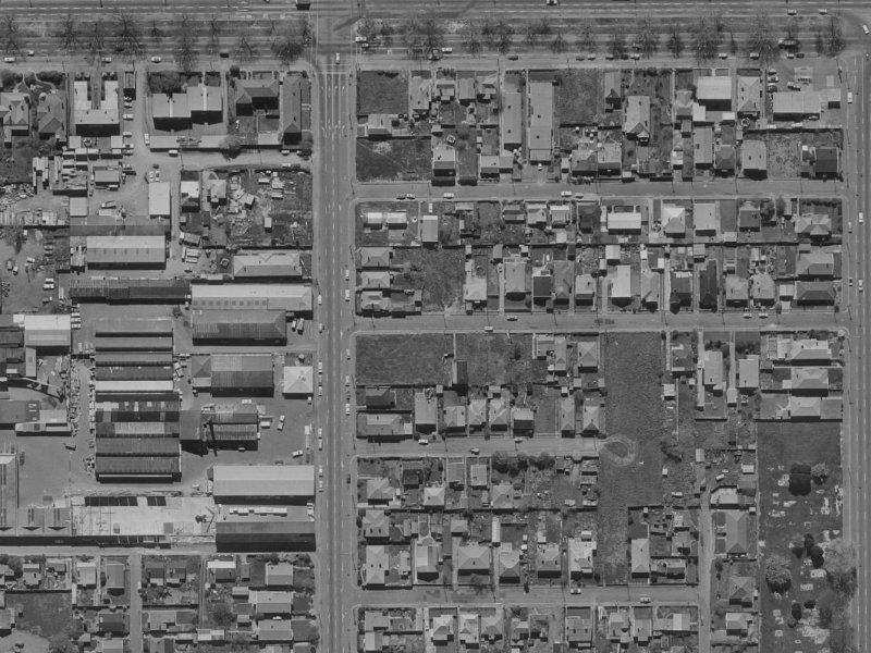 8 Melrose Street from the air, 1970-1974