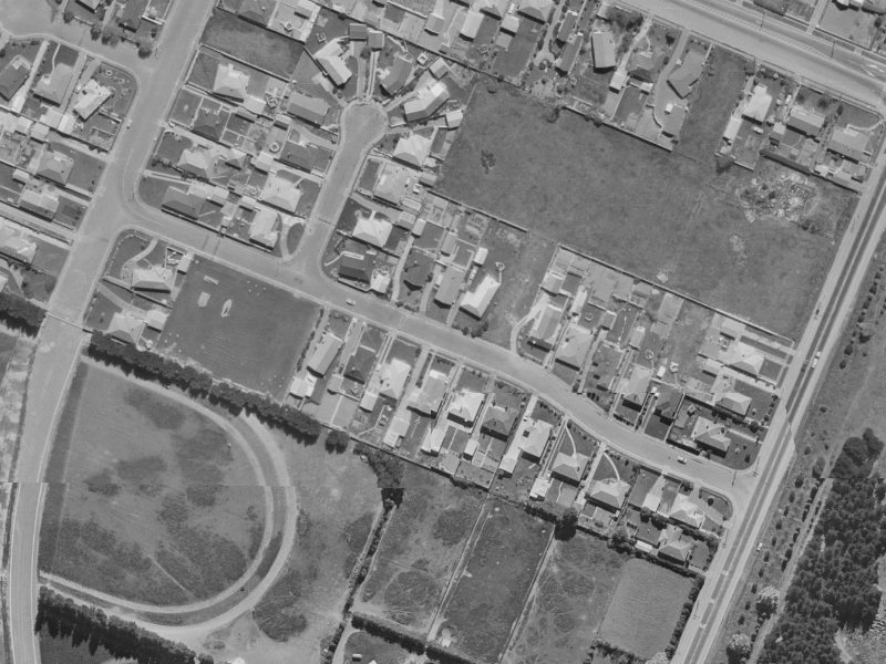 13 Rosella Street from the air, 1970-1974