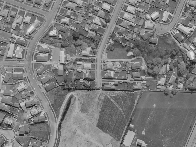 33 Balrudry Street from the air, 1970-1974