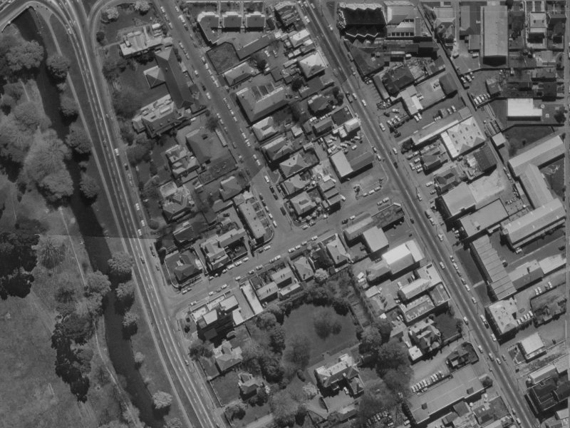 4B Dublin Street from the air, 1970-1974