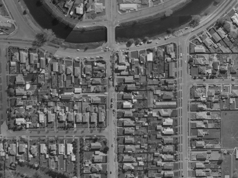 778A Gloucester Street from the air, 1970-1974