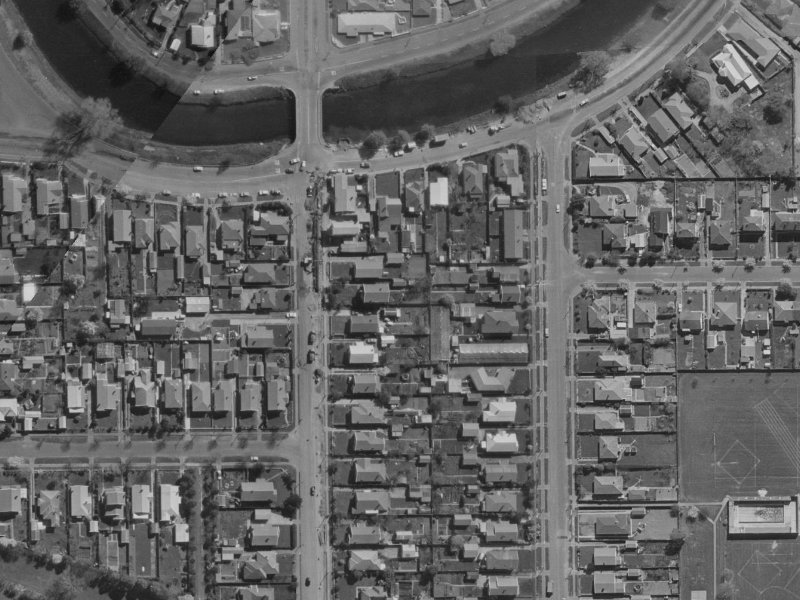 778B Gloucester Street from the air, 1970-1974
