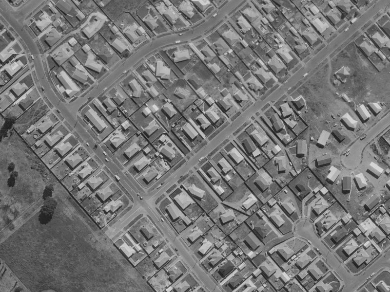34 Carters Road from the air, 1970-1974