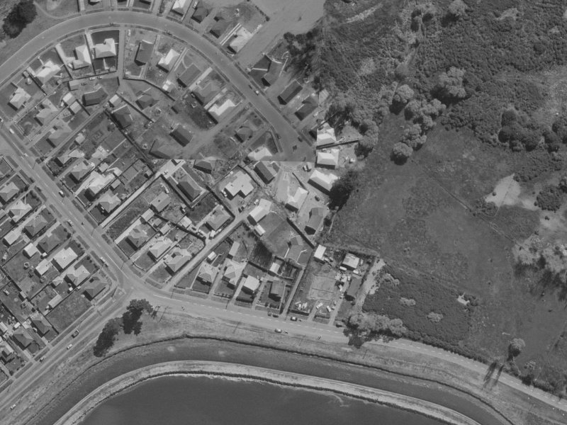 421 Breezes Road from the air, 1970-1974