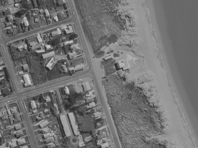 369 Marine Parade from the air, 1970-1974