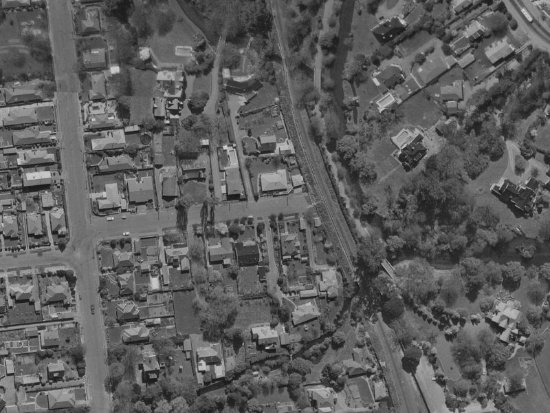 Daresbury Lane from the air, 1970-1974