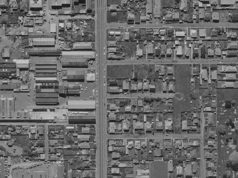 5 Moa Place from the air, 1970-1974