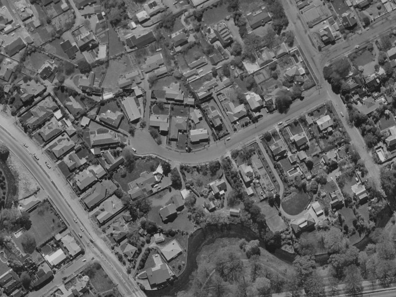 Desmond Street from the air, 1970-1974
