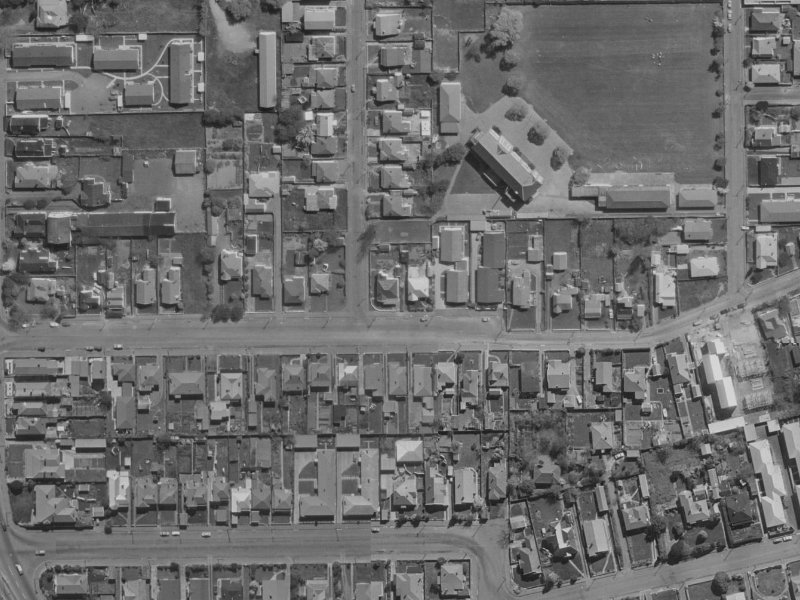 1 Perth Street from the air, 1970-1974