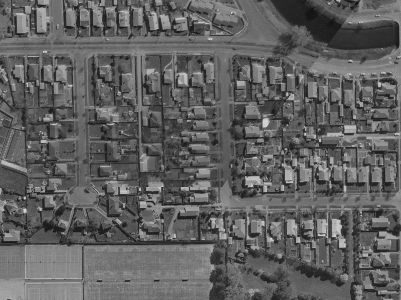 51 Lionel Street from the air, 1970-1974